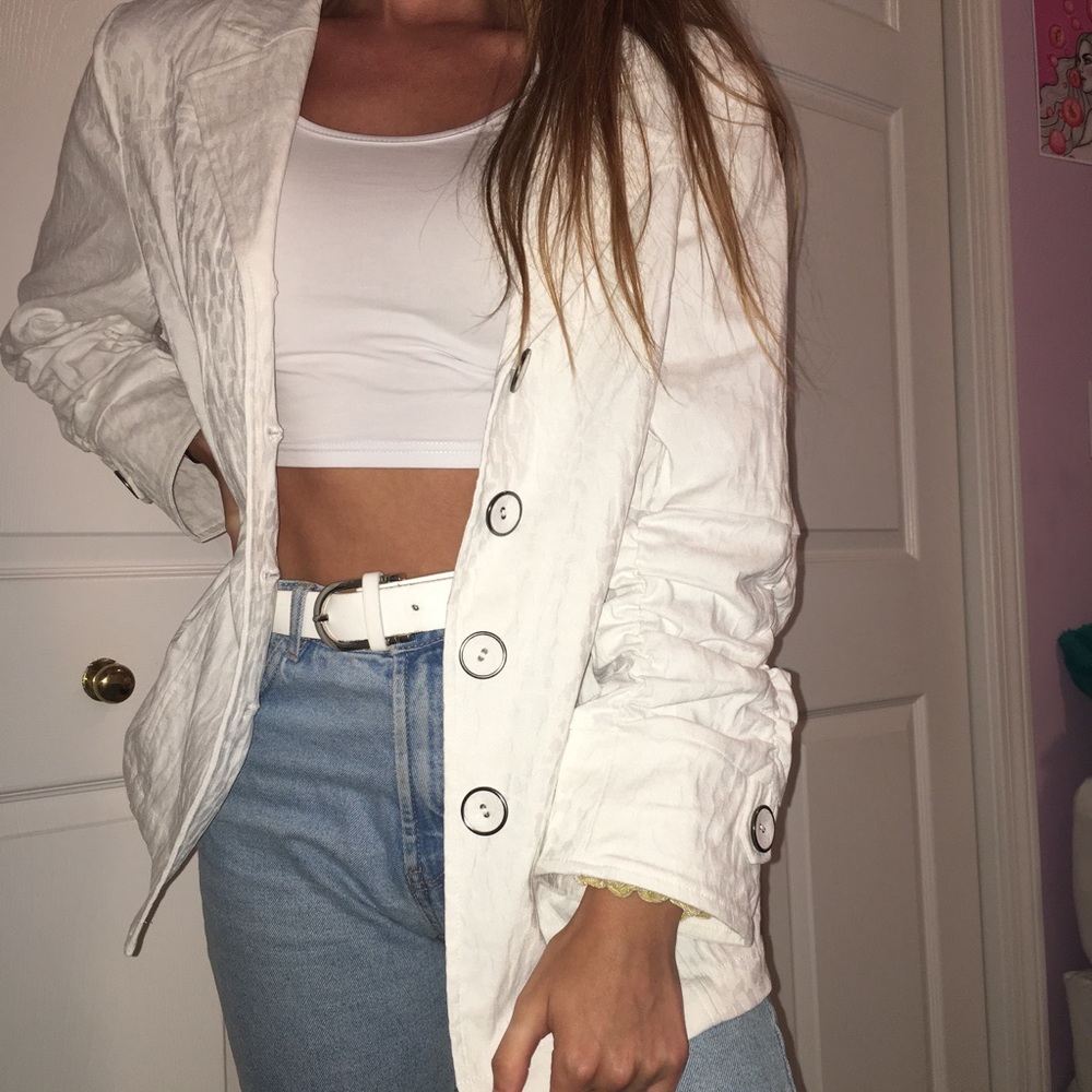 Tribal Runched sleeve jacket blazer